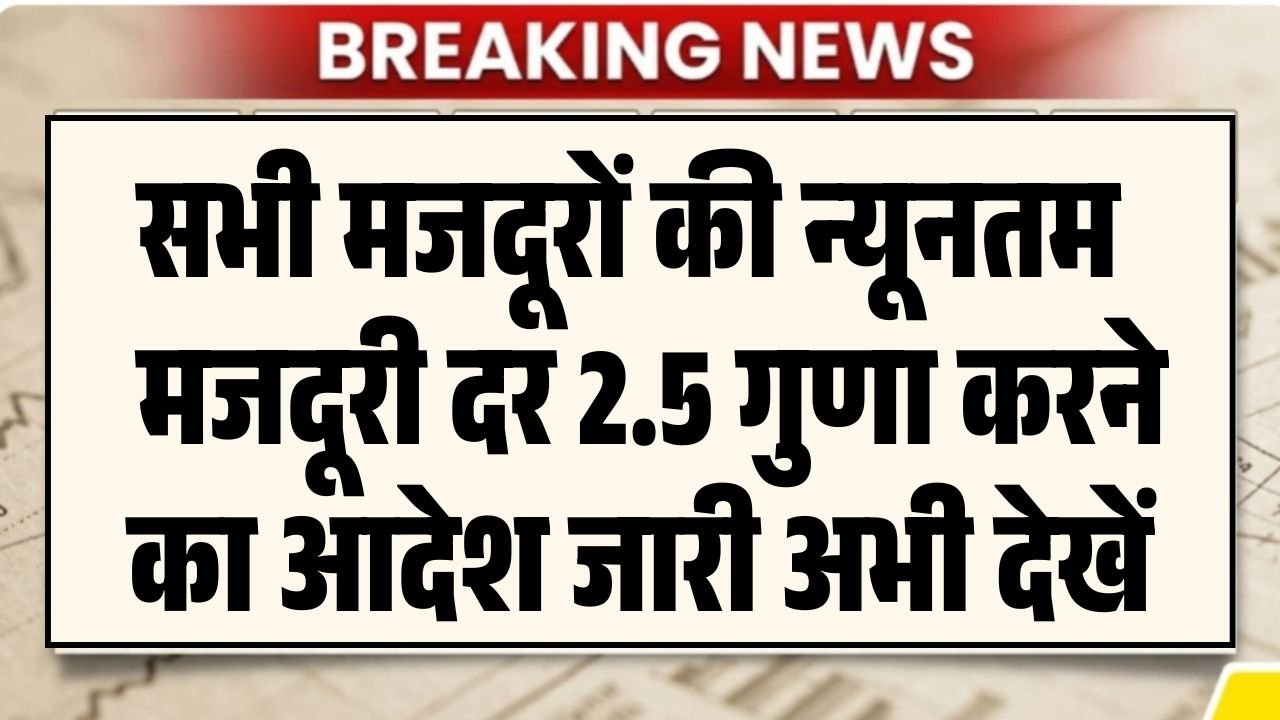 Majadoor Minimum Wages Hike 2026 News